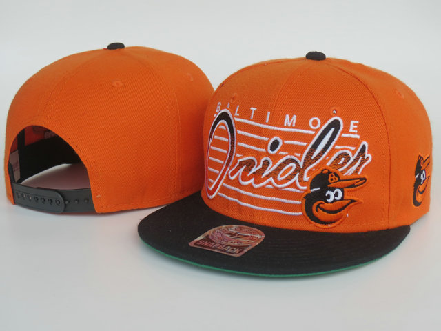 Baltimore Orioles Orange Snapback Hat LS